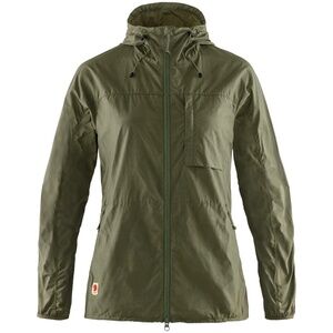 Like-New Fjällräven Women's High Coast Wind Jacket(Style #83516)Olive Green, L